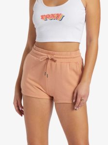 Roxy Check Out Sweat Shorts Cork | EZVUP-4718