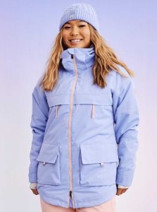 Roxy Chloe Kim Insulated Snow Jacket Easter Egg | EZDJX-6485