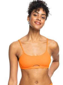 Roxy Color Jam Bralette Bikini Top Tangelo | QAWCM-7685