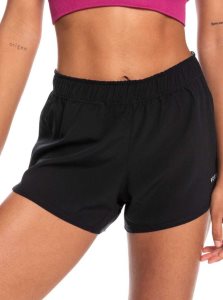 Roxy Corsica Calling Workout Shorts Anthracite | QFZCN-5691