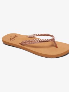 Roxy Costas Flip-Flops Rose Gold | GBPMK-4287