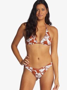 Roxy Endless Swell Separate Bottom Baked Clay Retro Floral | OGIJQ-3167