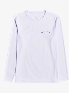 Roxy Enjoy Waves Long Sleeve UPF 50 Rashguard Bright White | PHLEQ-3794