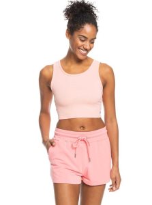 Roxy Good Keepsake Crop Top Peach Bud | UFEDC-7841