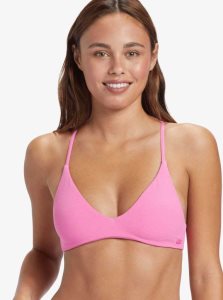 Roxy Hawaiian Heat Triangle Bikini Top Shocking Pink | DVGJY-9845