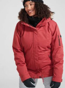 Roxy Meade Insulated Snow Jacket Brick Red | DJOVY-6139