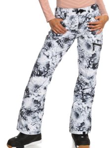 Roxy Nadia Printed Insulated Snow Pants Bright White Future Flower | JUDKZ-5289