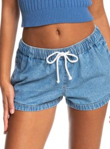 Roxy New Impossible Denim Shorts Medium Blue | VEDTK-6315