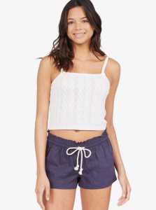 Roxy Oceanside Elasticized Shorts Mood Indigo | DLYQV-5186