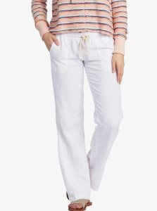 Roxy Oceanside Flared Pants Sea Salt | FEGMU-3678