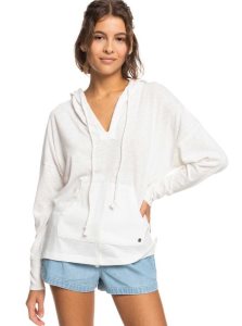 Roxy Paddle Out Knit Top Snow White | OFBQX-6380