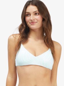 Roxy Palm Tree Dreams Athletic Triangle Bikini Top Brook Green Palm Tree Dreams | XRBFQ-2167