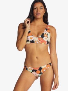 Roxy Printed Beach Classics Cheeky Bikini Bottoms Anthracite Boogie Chillen | DXUZA-1392