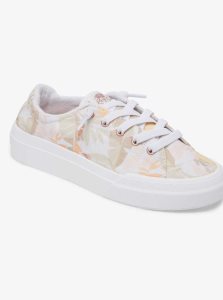 Roxy Rae Shoes White/Dusty Orange | XHBYT-4256