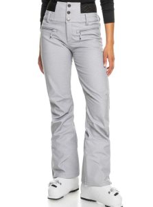 Roxy Rising High Shell Snow Pants Heather Grey | KBNDE-4638