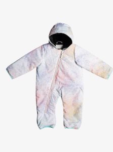 Roxy Rose Insulated Snow Suit Baby Bright White Splash | DVHSI-4350