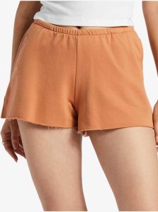 Roxy Salted Shores High-Waisted Sweatshorts Toasted Nut | DUOKM-9704