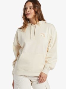 Roxy Shoreside Hike C Oversize Hoodie Tapioca | XEQOV-1065