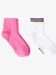 Roxy Shorty 2-Pack No-Show Socks Bright White | CLXFU-1524