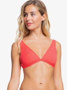 Roxy Solid Beach Classics Elongated Triangle Bikini Top Cayenne | TJPDX-1578