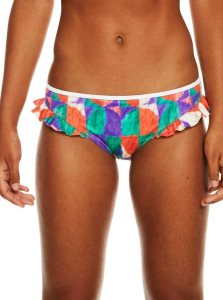 Roxy Stella Jean Mid-Waist Bikini Bottoms Holly Green Zoe | FZSVL-7253