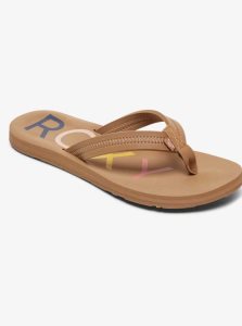 Roxy Vista Flip-Flops Tan | XWNPF-9107